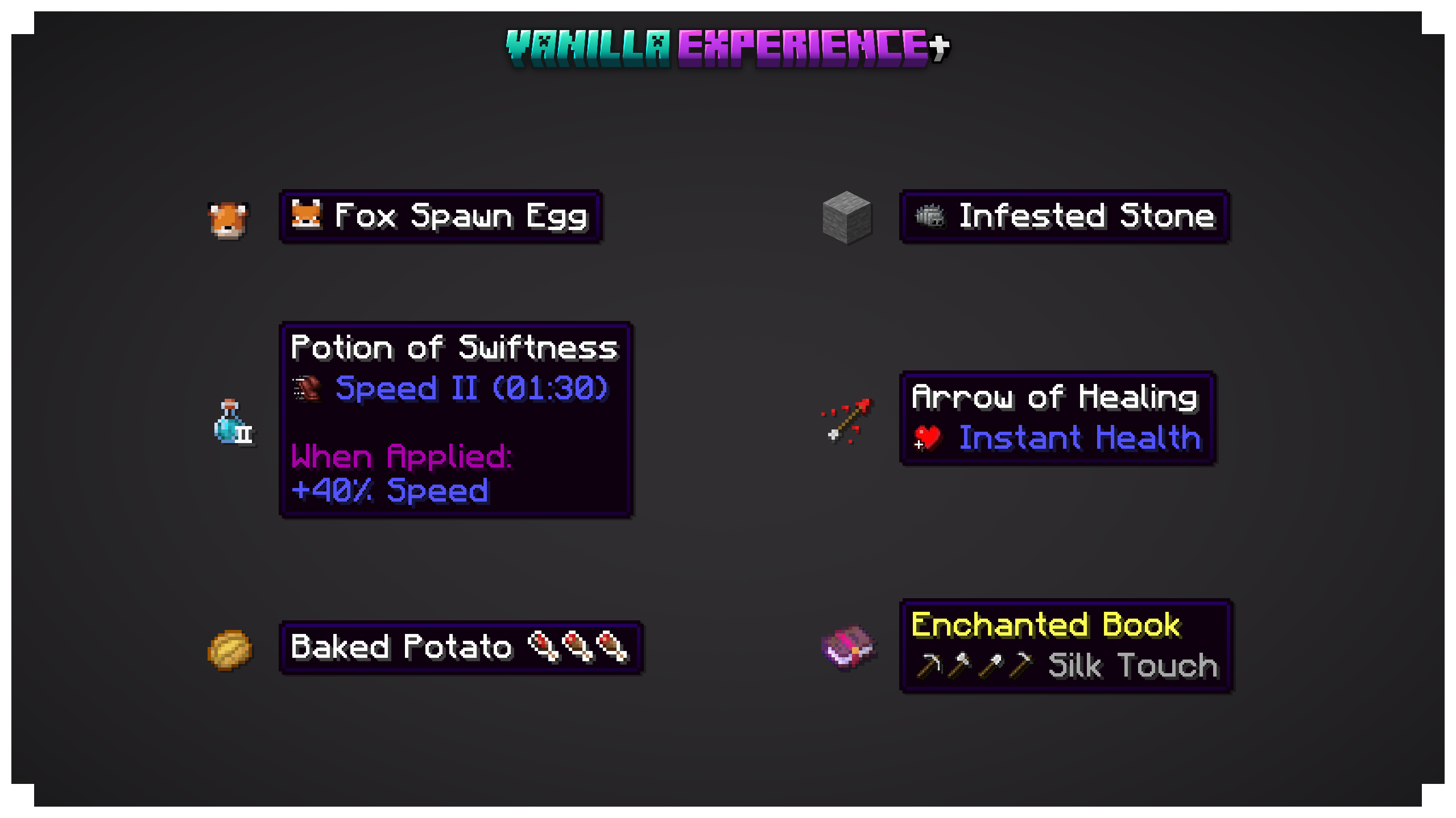 Vanilla Experience+ (Улучшенный ванильный стиль 16x) | 8-04-2026, 14:11 - Текстуры для Minecraft / Текстуры 16x / Стандартные  / Яркие