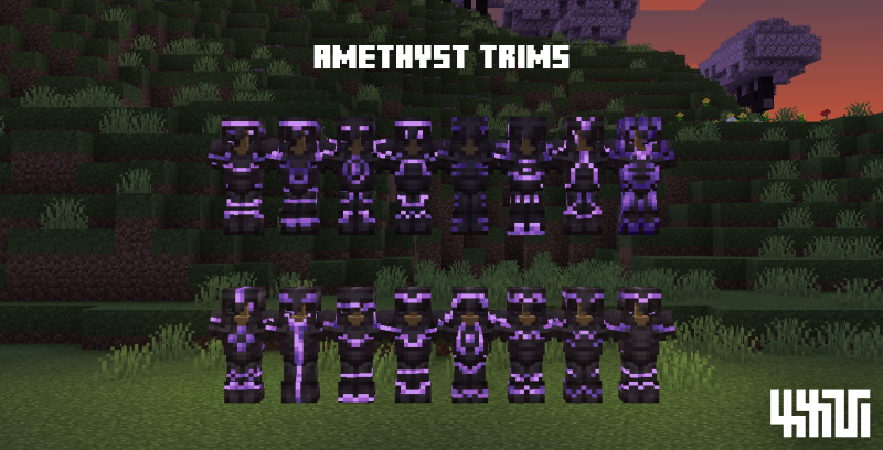 XXVI's Shiny Armor Trims (Светящиеся броневые украшения 16x) | Вчера, 20:23 - Текстуры для Minecraft / Текстуры 16x / Средневековые / Стандартные 