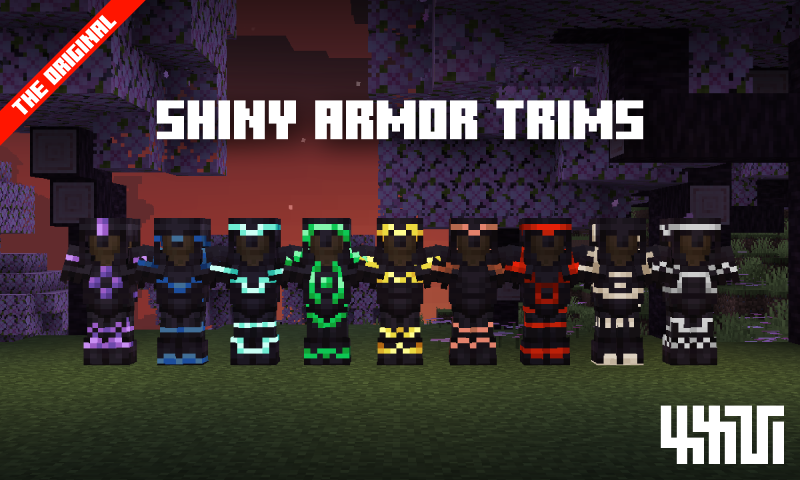 XXVI's Shiny Armor Trims (Светящиеся броневые украшения 16x) | Вчера, 20:23 - Текстуры для Minecraft / Текстуры 16x / Средневековые / Стандартные 
