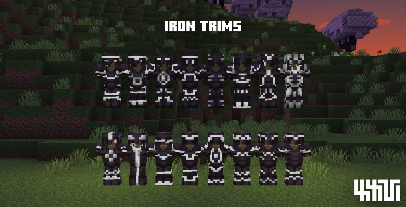 XXVI's Shiny Armor Trims (Светящиеся броневые украшения 16x) | Вчера, 20:23 - Текстуры для Minecraft / Текстуры 16x / Средневековые / Стандартные 