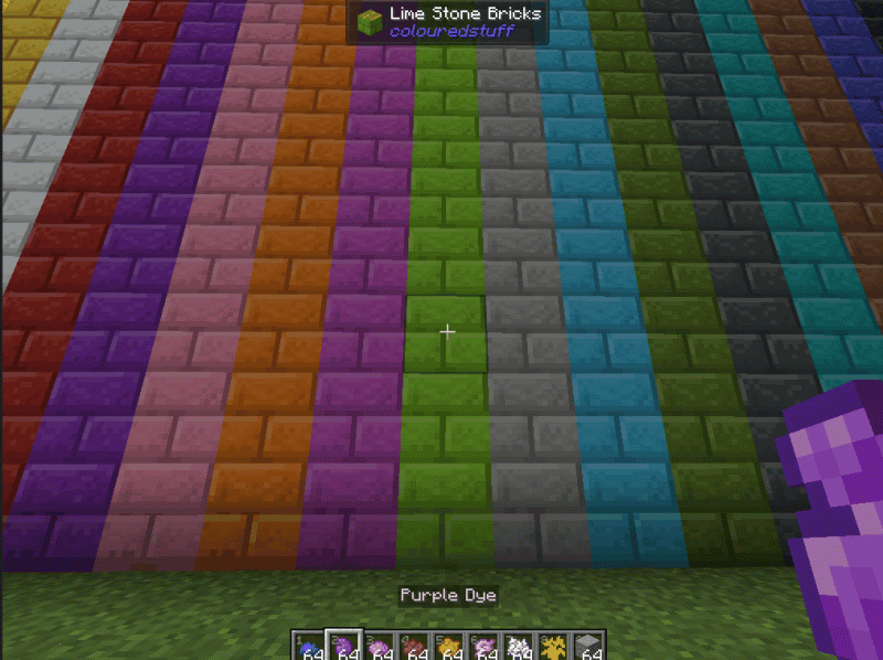 dye bricks