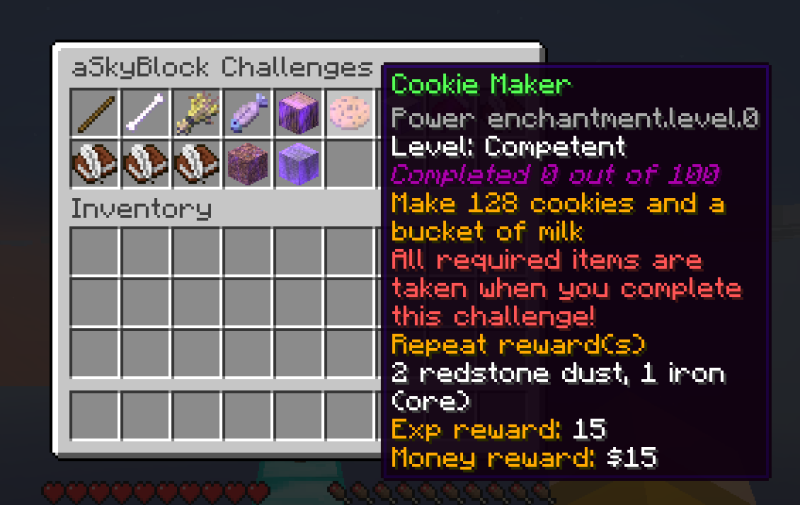Challenges GUI