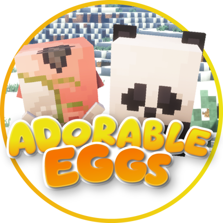 Мод Adorable Eggs - New Spawn Eggs and Plushies 26.1.2/1.21.8 (яйца существ плюшевые игрушки)