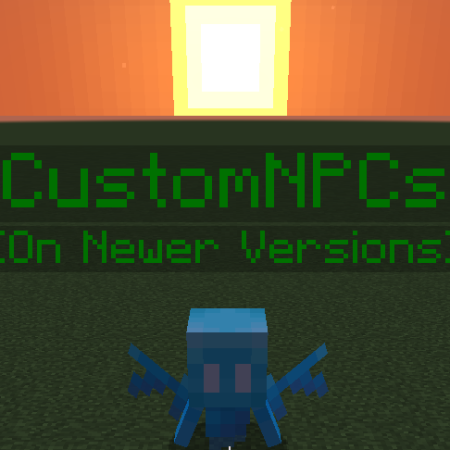 Мод CustomNPCs-Unofficial 1.21.1/1.19.2 (NPCs, квесты, RPG)