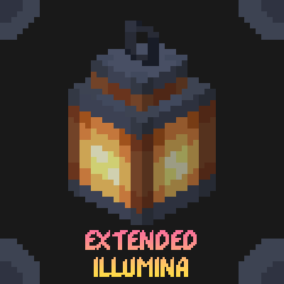 Extended illumina (3D lantern and torch) 1.21.11/1.19.4 (3D предметы, реализм 16x)