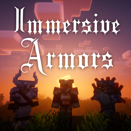 Мод Immersive Armors 1.21.1/1.19.4 (броня, ванильный стиль)
