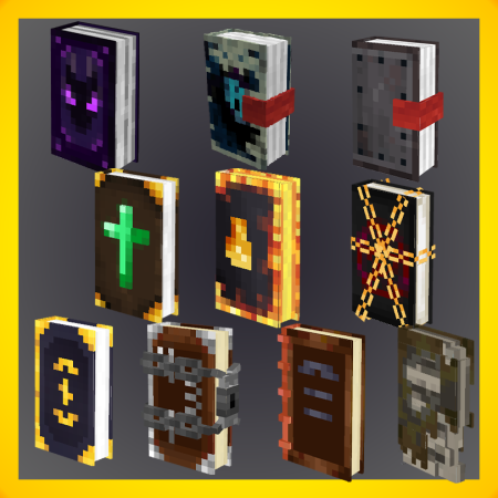 Iron's 3D Spell book (3D модель, книга заклинаний 32x)