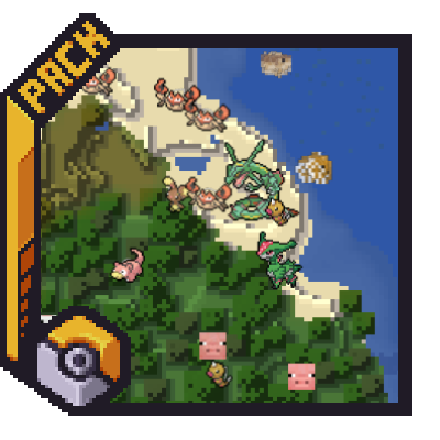 Maxi's JourneyMap Cobblemon Minimap Icons 1.21.1/1.19.2 (пиксельные иконки, покемоны 32x)