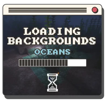 Loading Backgrounds - Oceans 26.1.2/1.21.4 (подводный мир, загрузочные экраны 16x)
