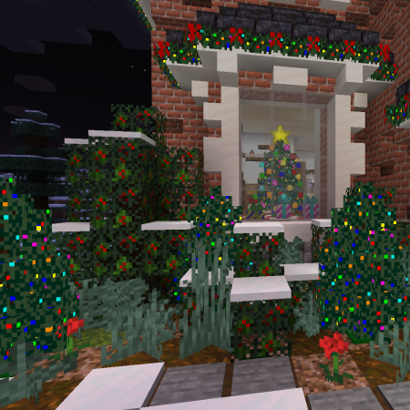 Мод Mama's Merrymaking - A Minecraft Christmas and Winter Holiday Mod 1.21.10/1.19.3 (Рождество, праздники, декор)