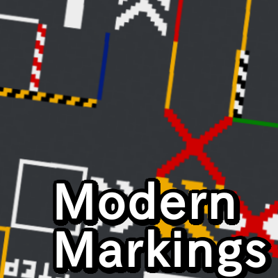 Мод ModernMarkings 1.21.1/1.20.1 (промышленная разметка, декор)