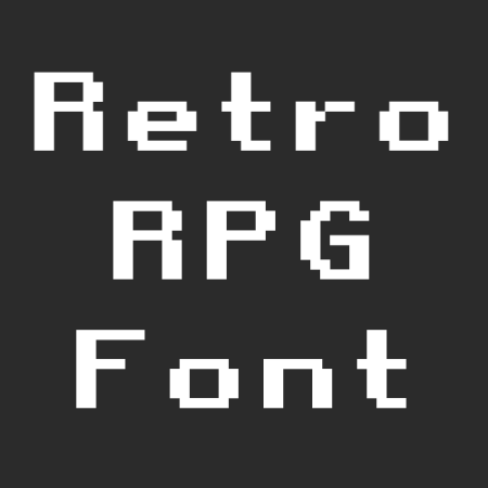 Retro RPG Font 26.1.2/1.21.5 (ретро шрифт, RPG стиль 16x)