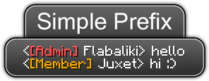 Плагин SimplePrefix 1.10/1.8 (префиксы суффиксы чат)