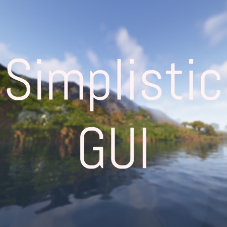 Simplistic GUI 26.1.2/1.19.4 (Современный, минималистичный, GUI 16x)