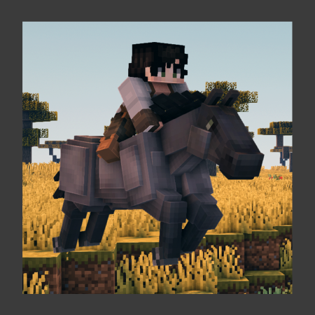 Мод Star Worm Equestrian (Upgrading Horses) 1.21.1/1.20.1 (лошади, снаряжение, анимации)