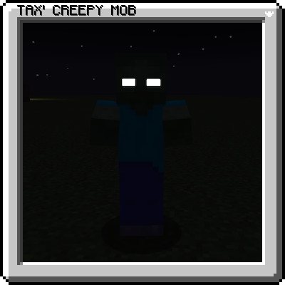 Tax' Creepy Mob 1.20.1/1.19.2 (глаза мобов свечение 16x)