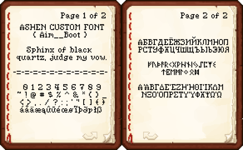 Ashen 16x Custom Font 1.21.5/1.19.2 (шрифт, средневековый, фэнтези, 16x 16x) | Вчера, 15:27 - Текстуры для Minecraft / Текстуры 16x / Средневековые / Стандартные  / 1.19 / 1.19.1 / 1.19.2 / 1.20.1 / 1.21.5 / 1.21.4 / 1.21.1 / 1.20.6 / 1.20.5 / 1.20.4 / 1.20.3 / 1.20.2