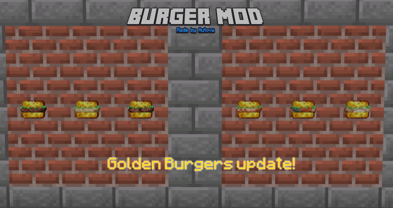 Мод Burger Mod 26.1.2/1.21.11 (еда, бургеры) | Сегодня, 18:32 - Моды для Minecraft / 1.7.10 / 1.8.9 / 1.10.2 / 1.11.2 / 1.12.2 / Индустриальные / RPG / Деревья и растения / 1.14.4 / 1.15.2 / 1.16.5 / 1.17.1 / 1.18.1 / 1.18.2 / 1.19 / 1.19.1 / 1.19.2 / 1.19.3 / 1.19.4 / 1.20 / 1.20.1 / 1.20.2 / 1.20.4 / 1.20.6 / 1.21 / 1.21.1 / 1.21.4 / 1.21.5 / 1.21.8 / 1.21.10 / 1.21.11 / 26.1.2