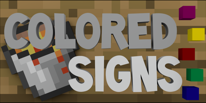 Плагин ColoredSigns 2.0 1.5.2/1.4.2 (цветные таблички, знаки) | 18-05-2026, 12:14 - Плагины для сервера / 1.5.2