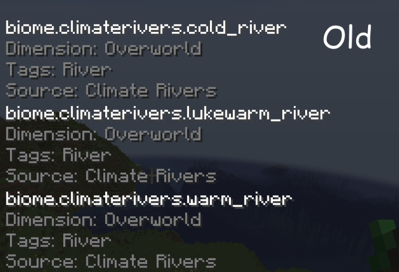 Climate Rivers language Fix (исправление перевода, языковой файл 16x) | Сегодня, 14:11 - Текстуры для Minecraft / Текстуры 16x