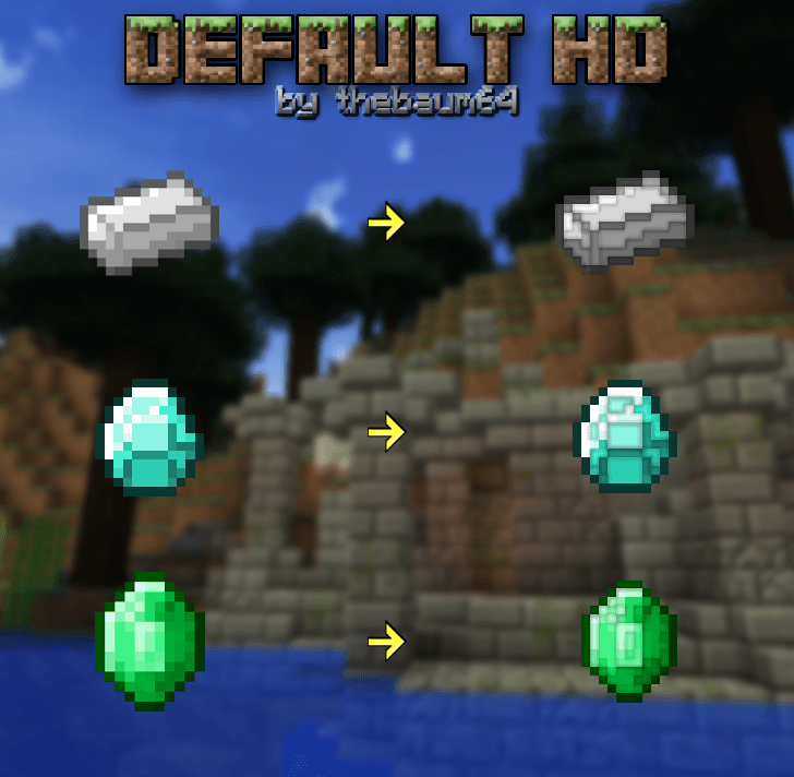Default HD 512x (Реалистичные HD текстуры 512x) | 7-05-2026, 15:08 - Текстуры для Minecraft / Текстуры 512x / Реалистичные / Стандартные  / Для слабых ПК