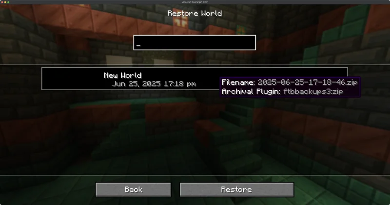 Мод FTB Backups 3 26.1.2/1.21.11 (автоматическое резервное копирование) | Вчера, 22:05 - Моды для Minecraft / Инструменты / 1.21.1 / 1.21.11 / 26.1 / 26.1.1 / 26.1.2