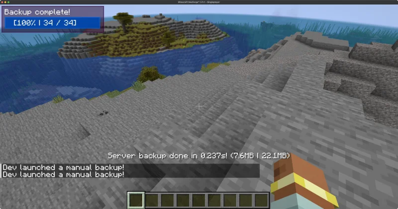 Мод FTB Backups 3 26.1.2/1.21.11 (автоматическое резервное копирование) | Вчера, 22:05 - Моды для Minecraft / Инструменты / 1.21.1 / 1.21.11 / 26.1 / 26.1.1 / 26.1.2