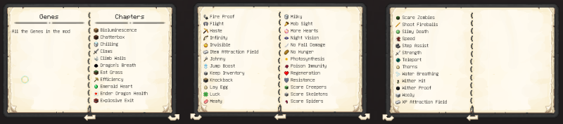 Мод Genetics: Resequenced 1.21.1/1.19.2 (генетика, способности, мобы) | Вчера, 13:54 - Моды для Minecraft / Оружие / Мобы / Индустриальные / 1.19 / 1.19.2 / 1.20.1 / 1.21 / 1.21.1