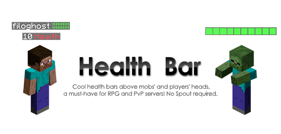 Плагин Health Bar 1.11/1.7.4 (здоровье мобов игроков) | 20-05-2026, 11:31 - Плагины для сервера / 1.6.4