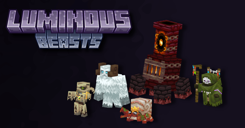 Мод LUMINOUS: BEASTS 1.21.1/1.20.4 (легендарные существа, битвы, добыча) | Вчера, 23:21 - Моды для Minecraft / Мобы / RPG / 1.20.1 / 1.20.4 / 1.21.1