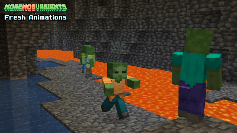 More Mob Variants x Fresh Animations 1.21/1.20.4 (анимации мобов, совместимость 16x) | Вчера, 19:44 - Текстуры для Minecraft / Текстуры 16x / Стандартные  / 1.19.2 / 1.19.4 / 1.20.1 / 1.20.4 / 1.20.3 / 1.20.2