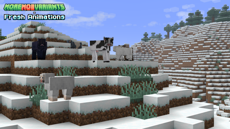 More Mob Variants x Fresh Animations 1.21/1.20.4 (анимации мобов, совместимость 16x) | Вчера, 19:44 - Текстуры для Minecraft / Текстуры 16x / Стандартные  / 1.19.2 / 1.19.4 / 1.20.1 / 1.20.4 / 1.20.3 / 1.20.2