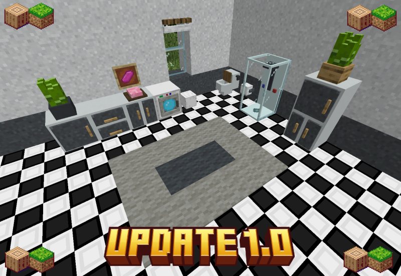 Мод Furnitury - Vanilla Styled Furniture 1.21.3/1.19.4 (мебель, декор, строительство) | 9-05-2026, 13:58 - Моды для Minecraft / Сундуки и рюкзаки / Декор / Еда / 1.15.2 / 1.18.2 / 1.19.2 / 1.19.4 / 1.20.1 / 1.20.4 / 1.21 / 1.21.1