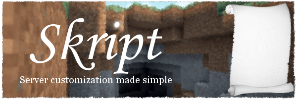Плагин Skript 1.6.4/1.5.2 (Позволяет администраторам серверов легко) | 21-05-2026, 13:42 - Плагины для сервера / 1.6.4 / 1.5.2
