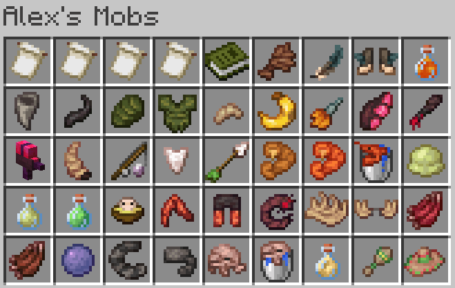 Sweety's Items (Alex's Mobs) 1.21.1/1.19.4 (текстуры предметов, ремастер 16x) | Сегодня, 14:08 - Текстуры для Minecraft / Текстуры 16x / Стандартные  / Для слабых ПК / 1.16 / 1.16.4 / 1.17 / 1.16.5 / 1.17.1 / 1.18 / 1.18.1 / 1.18.2 / 1.19 / 1.19.3 / 1.19.4 / 1.20.1 / 1.21.1
