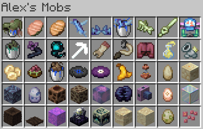 Sweety's Items (Alex's Mobs) 1.21.1/1.19.4 (текстуры предметов, ремастер 16x) | Сегодня, 14:08 - Текстуры для Minecraft / Текстуры 16x / Стандартные  / Для слабых ПК / 1.16 / 1.16.4 / 1.17 / 1.16.5 / 1.17.1 / 1.18 / 1.18.1 / 1.18.2 / 1.19 / 1.19.3 / 1.19.4 / 1.20.1 / 1.21.1