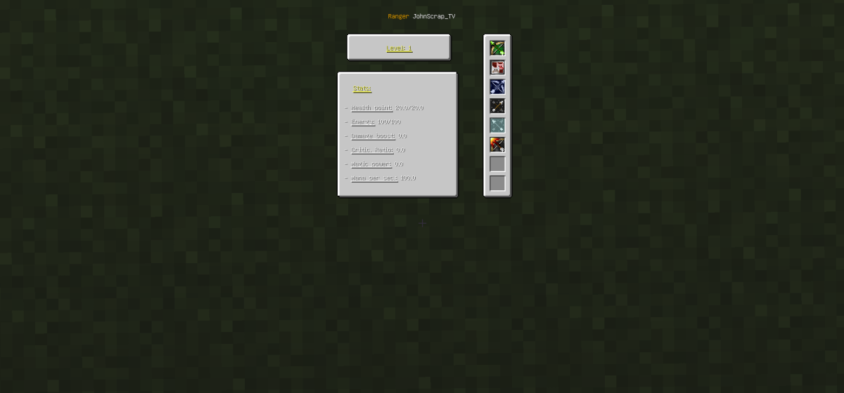 RPG сборка от Scrap`a 1.7.10 (ролевая сборка с классами и оружием) | Вчера, 21:58 - Сборки с модами / 1.7.x / Апокалипсис
