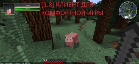 Сборка Клиент для комфортной игры 1.8 (комфортная игра с читерскими элементами)