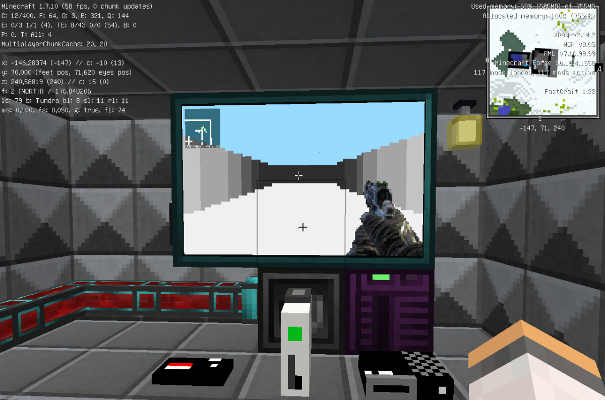Technology, Decorations and Dimensions 1.7.10 (Технологии, декор и измерения) | 27-05-2026, 15:41 - Сборки с модами / 1.7.x / Индустриальные