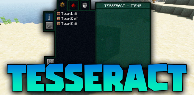 Мод Tesseract 1.21.11/1.19.4 (транспортировка предметов жидкостей энергии)