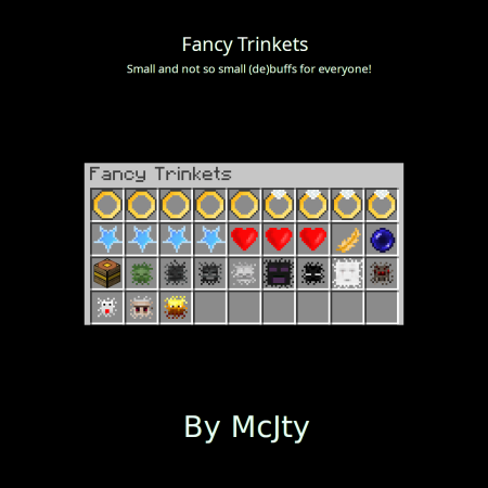 Мод Fancy Trinkets 1.21.1/1.19.4 (аксессуары, Curios, баффы)