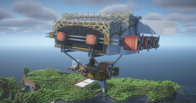 Create Immersive Aircraft : Warship (Create стиль, корабль 16x) | 9-06-2026, 14:21 - Текстуры для Minecraft / Текстуры 16x