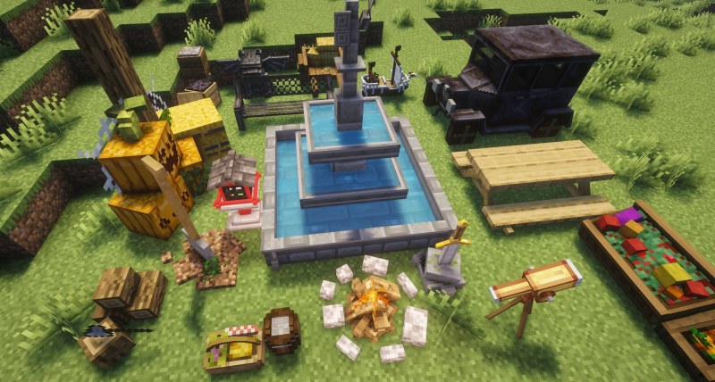 Мод Immersive Furniture 1.21.1/1.20.1 (мебель и декор) | Сегодня, 12:48 - Моды для Minecraft / Сундуки и рюкзаки / Декор / 1.20.1 / 1.21.1