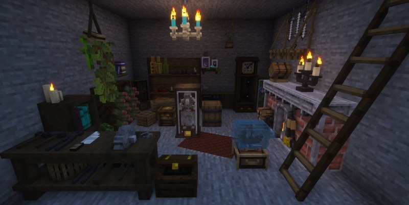 Мод Immersive Furniture 1.21.1/1.20.1 (мебель и декор) | Сегодня, 12:48 - Моды для Minecraft / Сундуки и рюкзаки / Декор / 1.20.1 / 1.21.1