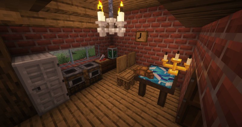 Мод Immersive Furniture 1.21.1/1.20.1 (мебель и декор) | Сегодня, 12:48 - Моды для Minecraft / Сундуки и рюкзаки / Декор / 1.20.1 / 1.21.1