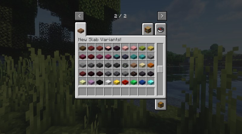 Мод New Slab Variants | +250 New Slabs! 26.1.2/1.21.1 (декоративные плиты) | Сегодня, 17:47 - Моды для Minecraft / Руды / RPG / Инструменты / 1.20 / 1.20.1 / 1.20.2 / 1.20.4 / 1.20.6 / 1.21 / 1.21.1 / 26.1 / 26.1.1 / 26.1.2