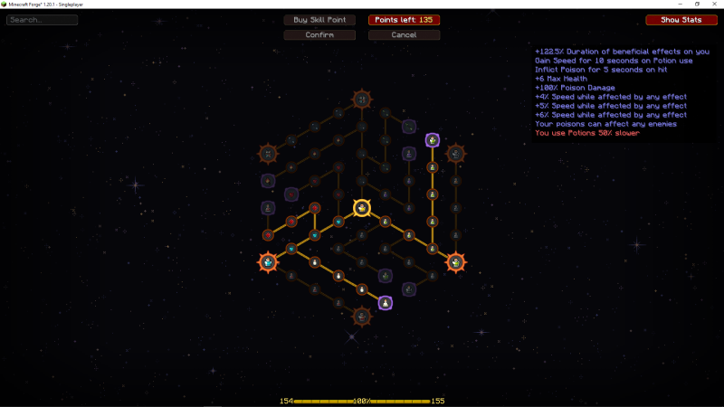 Мод Passive Skill Tree 1.20.1/1.19.2 (навыки, дерево талантов) | Вчера, 22:28 - Моды для Minecraft / RPG / 1.20.1 / 1.19.2