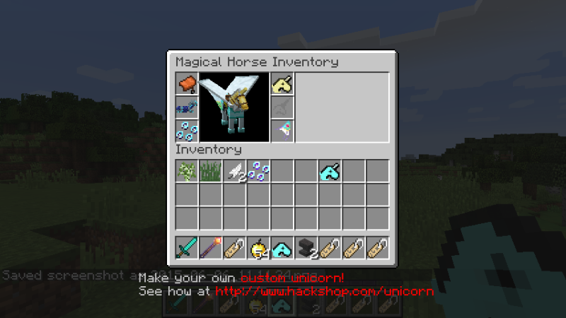 Мод Wings Horns & Hooves: The Ultimate Unicorn Mod 1.20.2/1.18.2 (лошади, магия, разведение) | 8-06-2026, 01:18 - Моды для Minecraft / Оружие / Мобы / Индустриальные / 1.16.5 / 1.18.2 / 1.20.1 / 1.20.2
