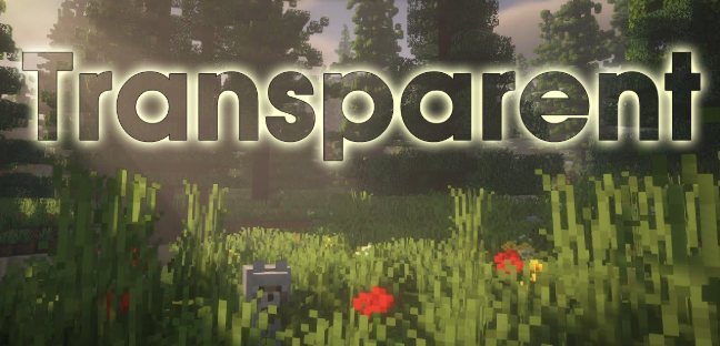 Мод Transparent 1.21.5/1.19.4 (прозрачность, текстуры, ресурспаки)