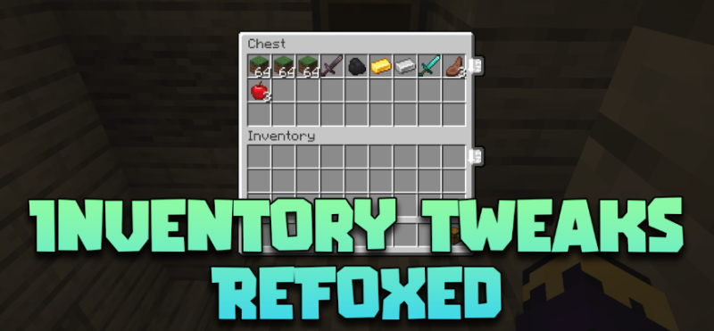 Мод Inventory Tweaks - ReFoxed 1.21.1/1.20.6 (инвентарь, сортировка, удобство)